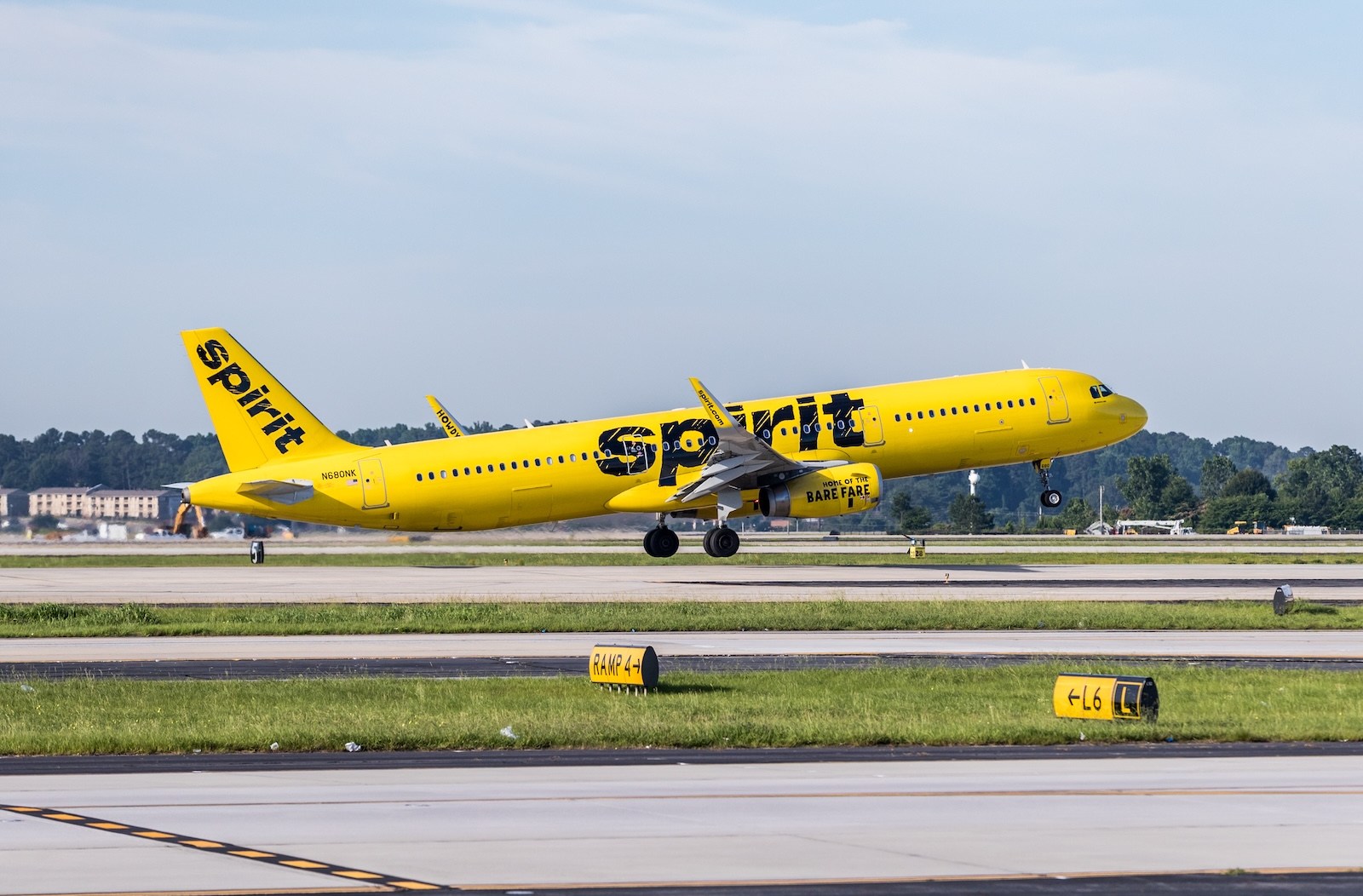 A Spirit Airbus A321