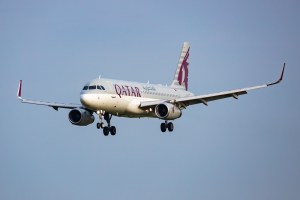 A Qatar Airways Airbus A320