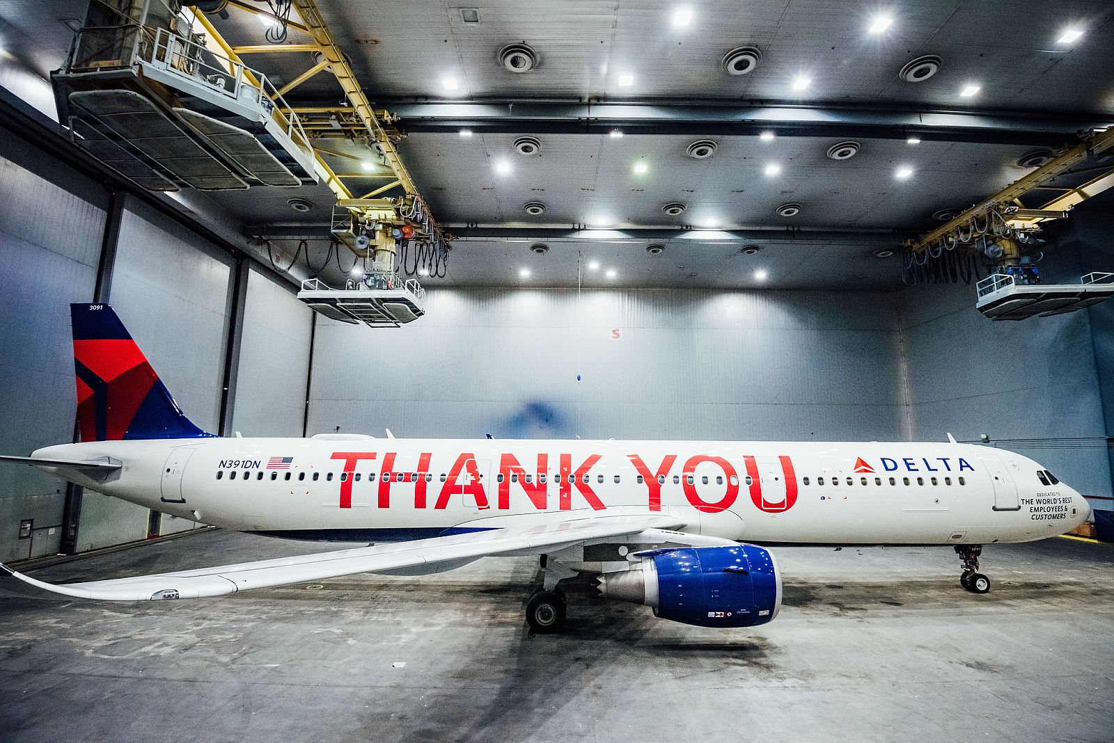 Delta A321 special livery