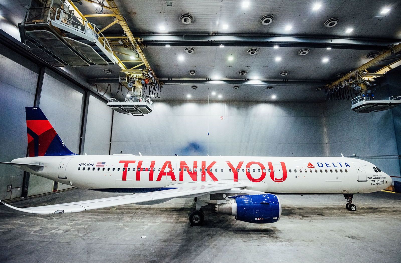Delta A321 special livery