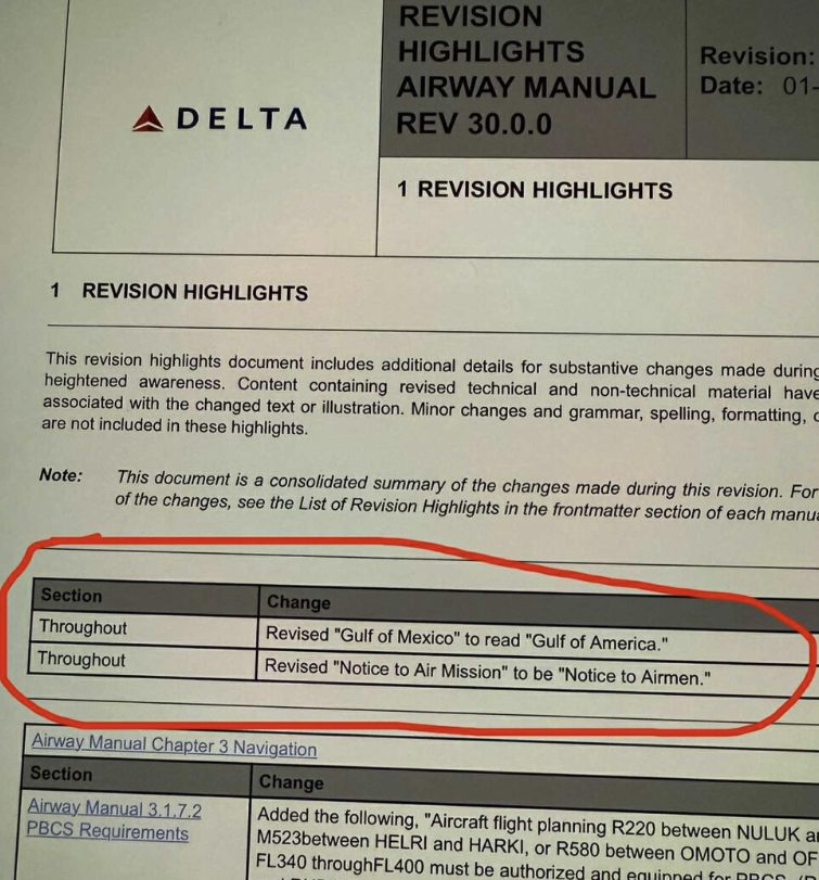 Donald Trump Truth Social Delta