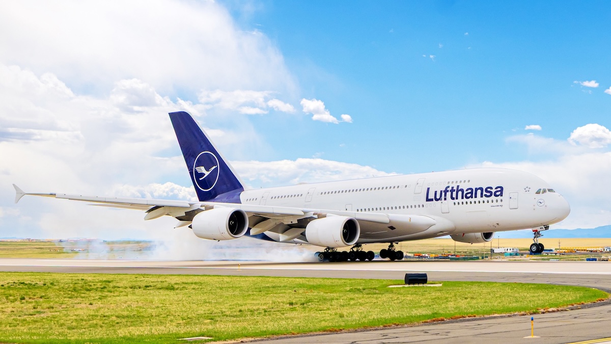 A380 in Denver