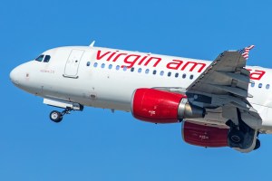 A Virgin America aircraft A320