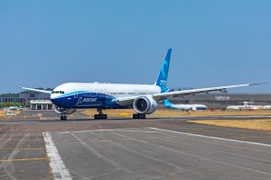 A Boeing 777X