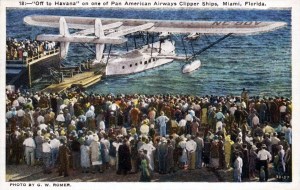 A 1935 print ad for Pan Am.