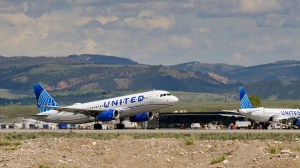 A United Airbus A320