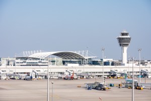 Munich Airport in Germany.