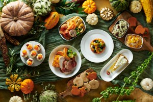 Emirates Thanksgiving dishes