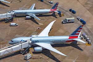 American Airlines aircraft at DFW Airport