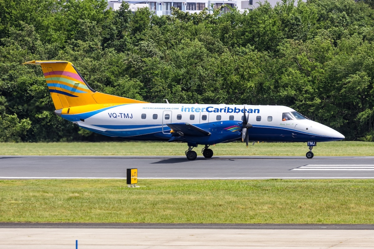 interCaribbean Airways Embraer EMB-120 Brasilia airplane at San Juan