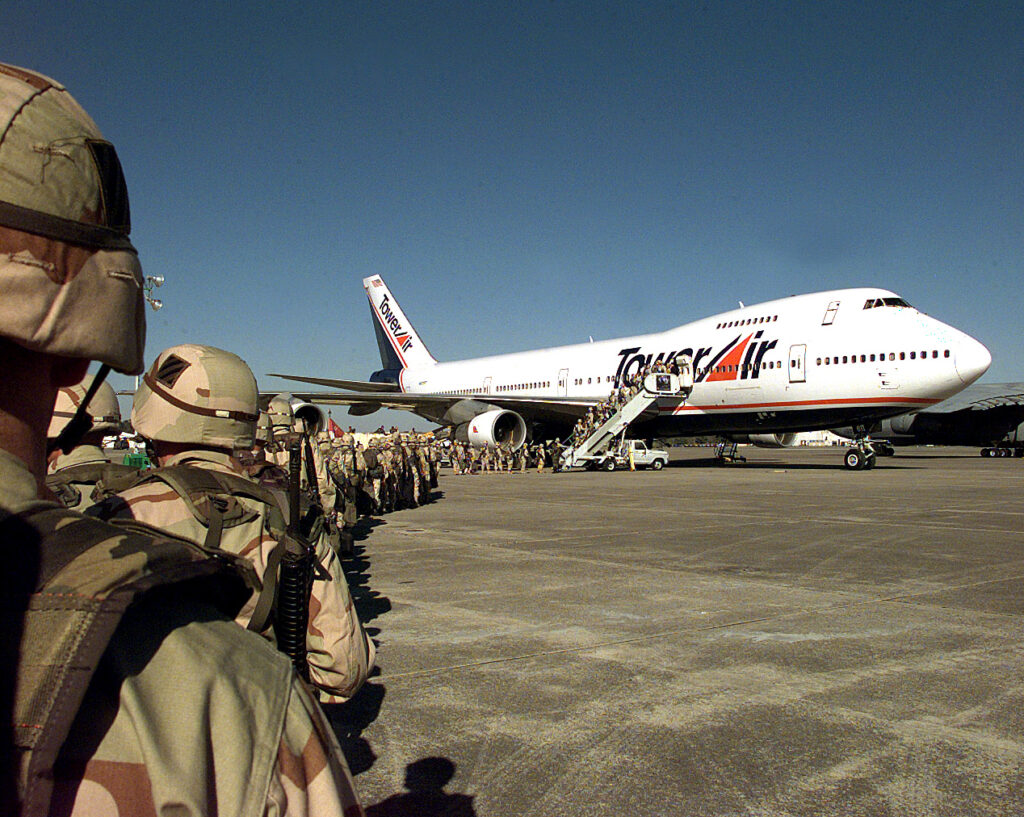 Tower Air military charter