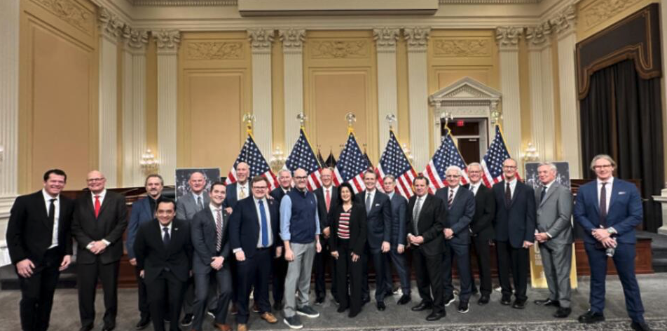 Members of the 1980 U.S. men’s Olympic hockey team