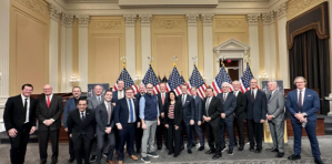Members of the 1980 U.S. men’s Olympic hockey team