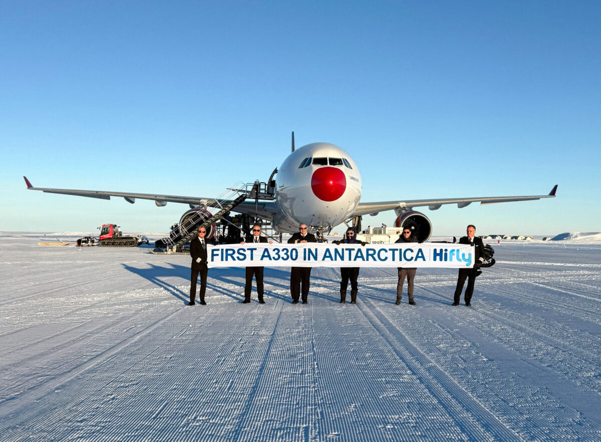 Hi Fly Lands First A330 in Antarctica | AirlineGeeks.com