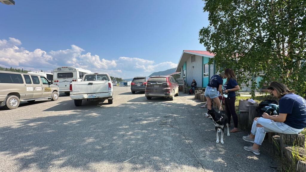 The passenger terminal in Dawson City, Yukon