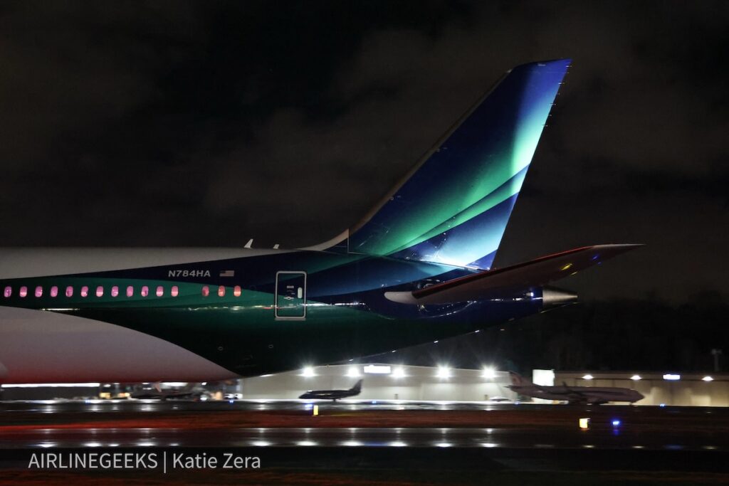 An Alaska Boeing 787-9