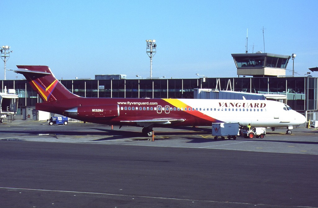A Vanguard MD-87 in New York.