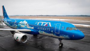 ITA Airways Airbus A320 in a special Milano/Cortina 2026 livery