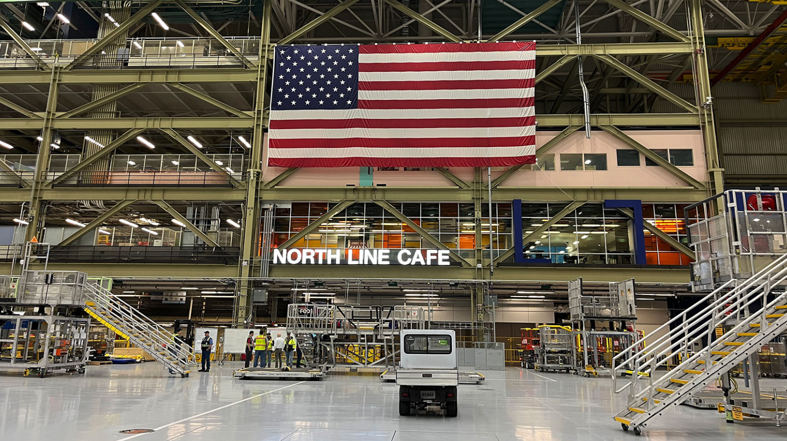 The North Line at Boeing Everett.