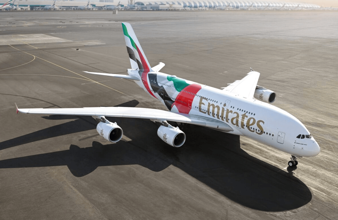 Livery Menu Emirates Unveils UAE Flag Livery | AirlineGeeks.com