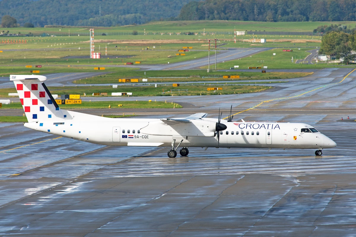 A Croatia Airlines Q400