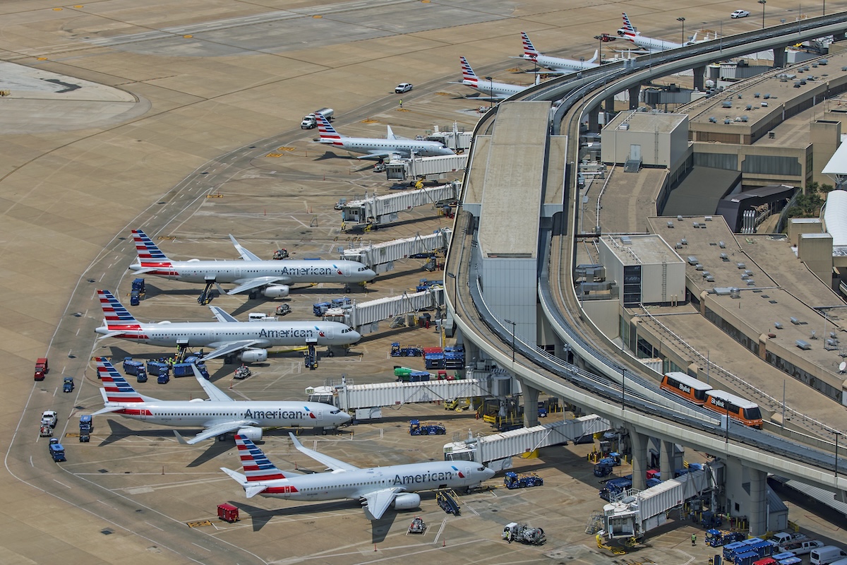 American Airlines aircraft at Dallas/Fort Worth