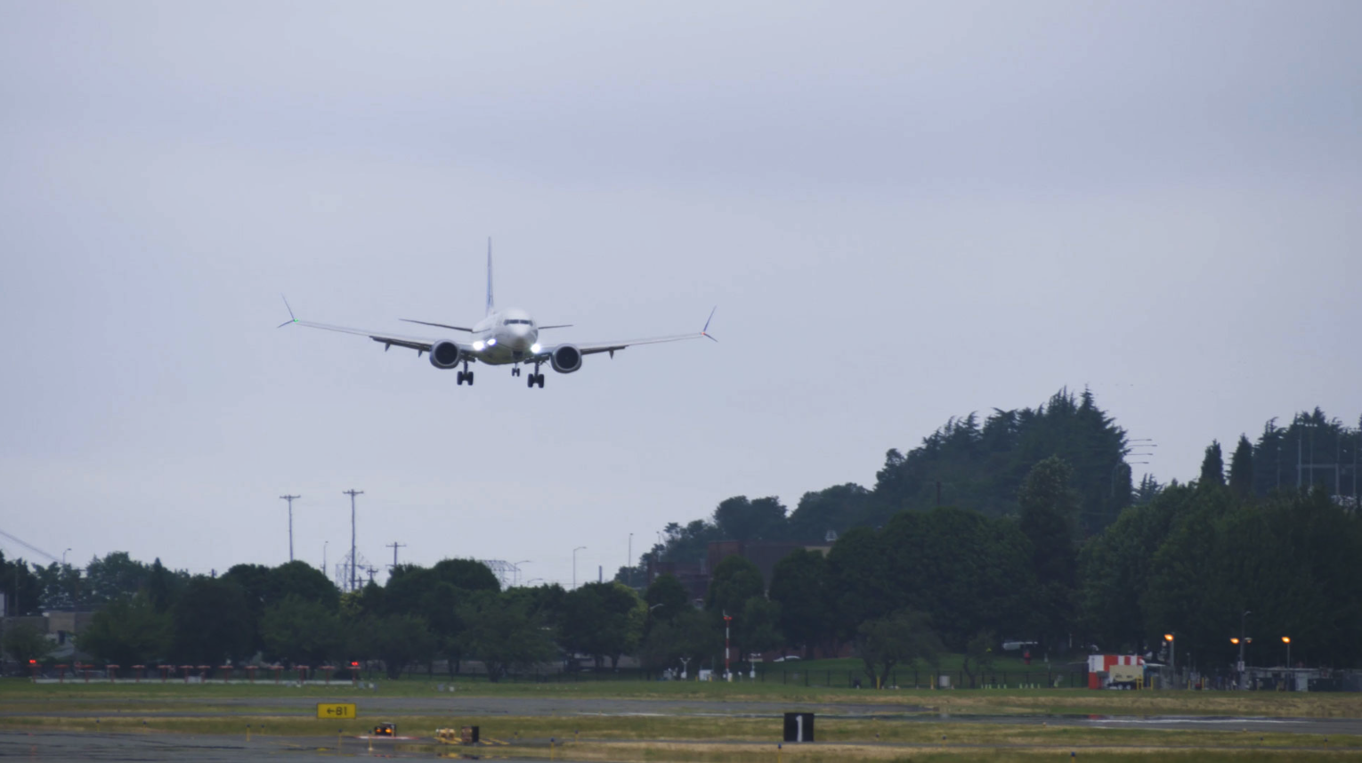 The final test flight of Boeing's 737 MAX 10.