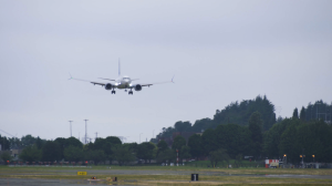 The final test flight of Boeing's 737 MAX 10.
