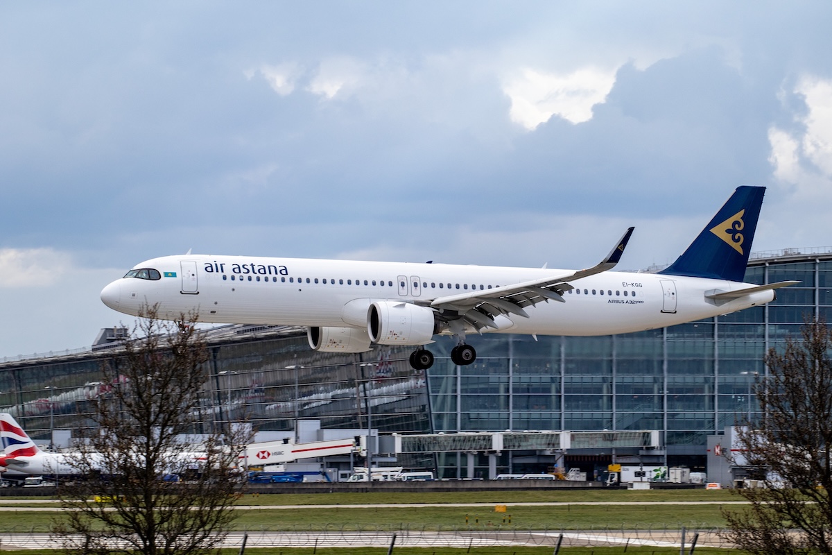 An Air Astana A321neo