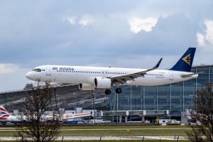 An Air Astana A321neo
