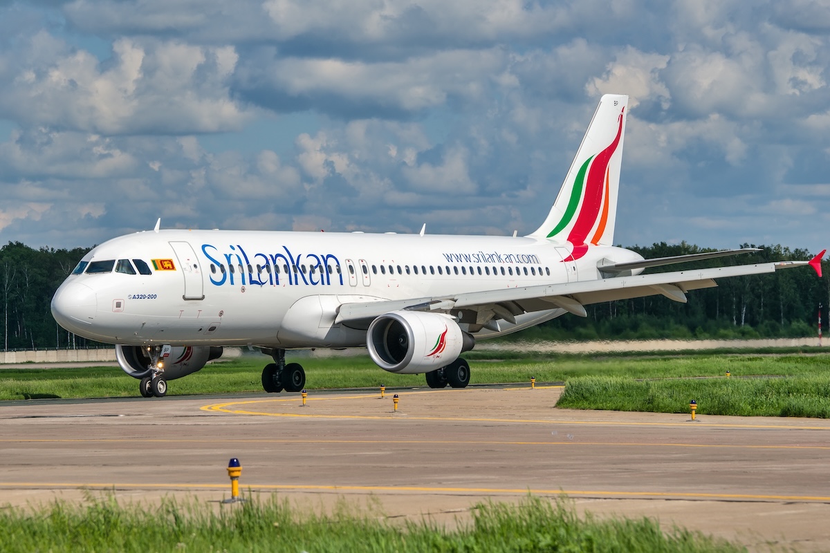 A SriLankan Airlines Airbus