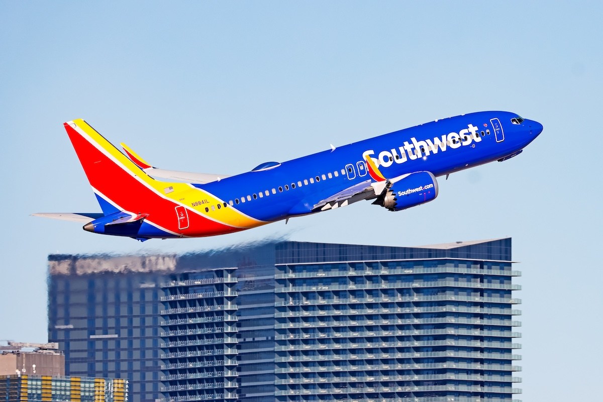 A Southwest Boeing 737 MAX